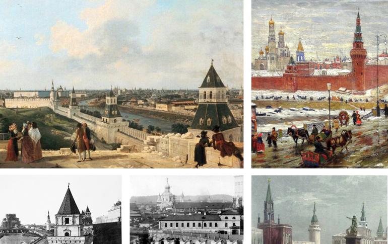 Почему кремлевские стены красили в белый цвет Красная площадь была белой